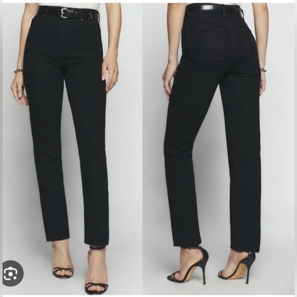 Reformation Liza Ultra High Rise Straight Jeans size 26 - Picture 1 of 7